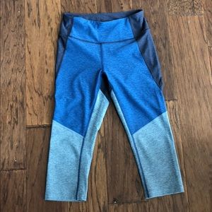Outdoor voices colorblock leggings